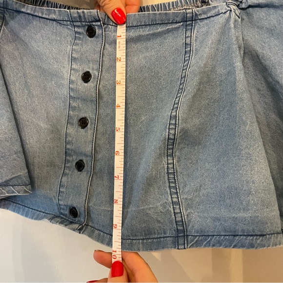 SHEIN Denim Crop Top- Size 3XL - Picture 6 of 6
